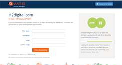 Desktop Screenshot of h2digital.com